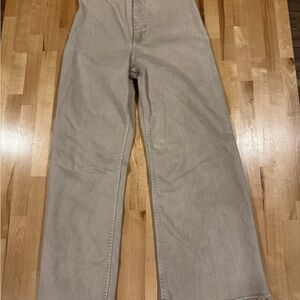 Zara Cream Denim Pants